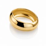 Bransoletka na rękę stal chirurgiczna pozłacana 14k złotem