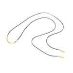 Czerwony naszyjnik choker opalizujący - obrazek 3