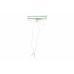 Zielony naszyjnik choker pastelowy - obrazek 2