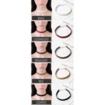 Naszyjnik choker skórzany - obrazek 2