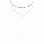 NASZYJNIK CHOKER wpadający Z DIAMENCIKIEM N537S
